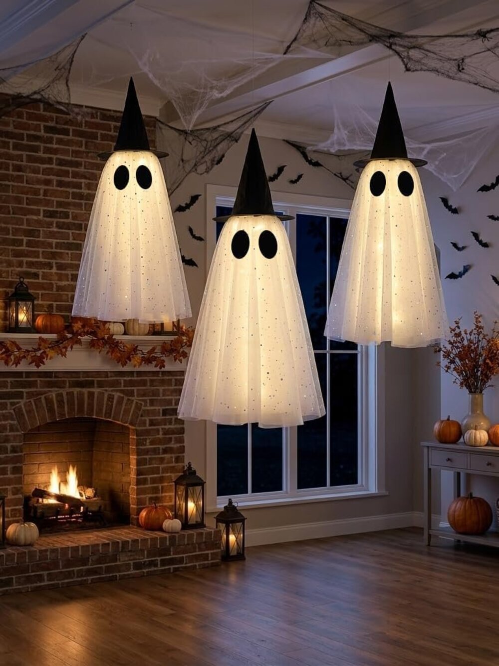 Halloween Ghost Decorations Outdoor, Halloween Hanging Ghosts Decorations - Picture 6 of 8